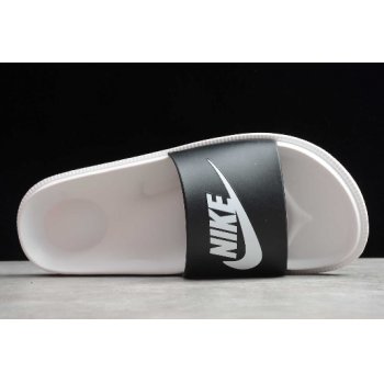 2020 Nike Benassi Just Do It Slide White Black Shoes